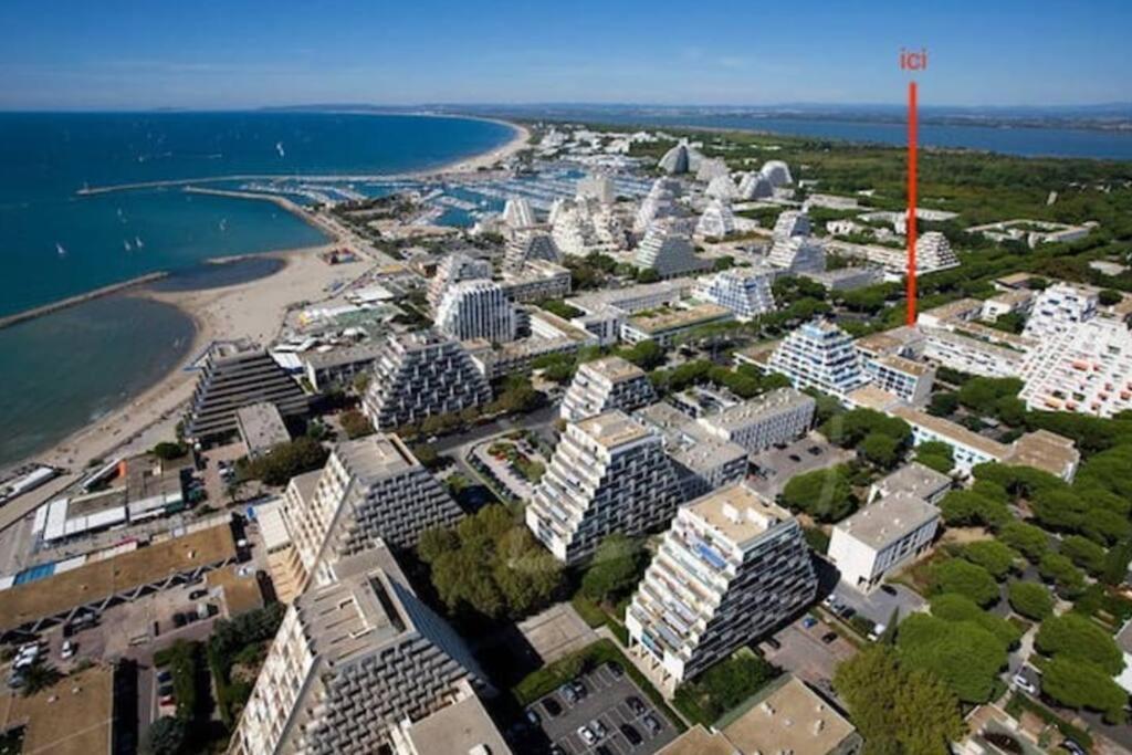 Apartamento ! Le Beaulieu ! Clim, Terrasse, Central, Plage La Grande-Motte Exterior foto